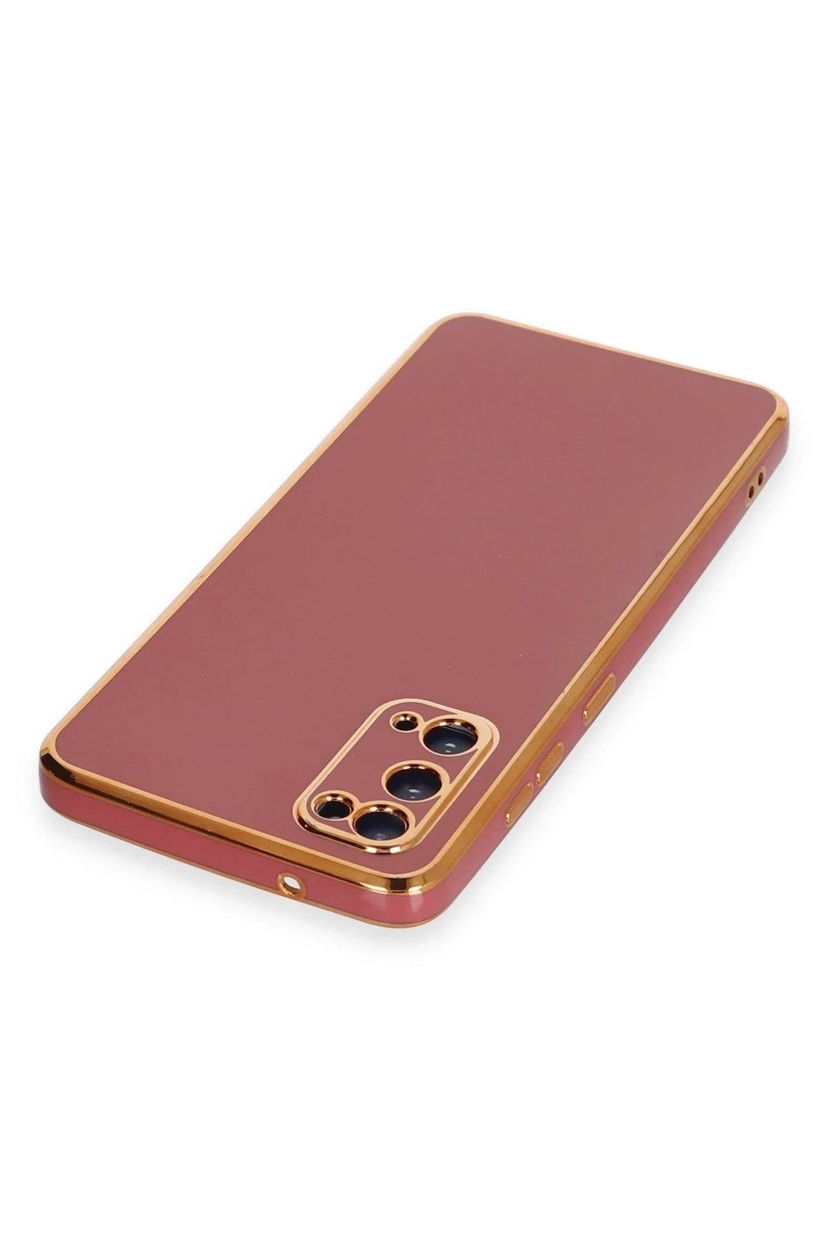 Mey İthalat® Samsung Galaxy S20 Kılıf Volet Silikon - Kırmızı