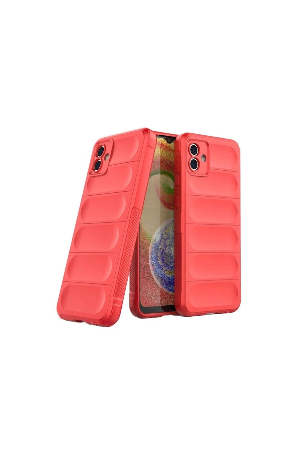 Mey İthalat® Samsung Galaxy A06 Kılıf Optimum Silikon - Kırmızı