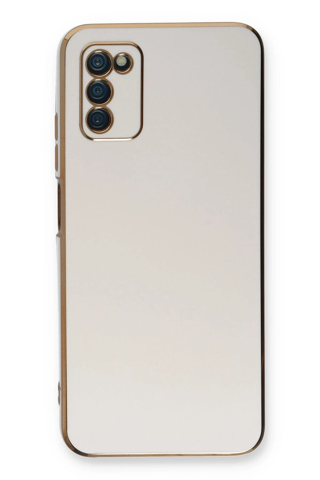 Mey İthalat® Samsung Galaxy A03S Kılıf Volet Silikon - Beyaz