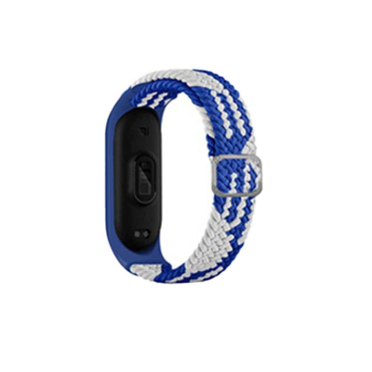 Mey İthalat® Mi Band 4 Star Kordon - Mavi-Beyaz