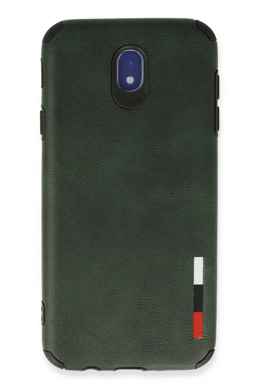 Mey İthalat® Samsung Galaxy J7 Pro / J730 Kılıf Loop Deri Silikon - Yeşil
