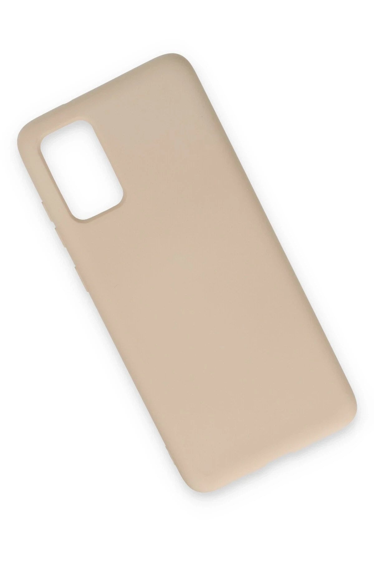 Mey İthalat® Samsung Galaxy S20 Kılıf Nano içi Kadife Silikon - Pudra