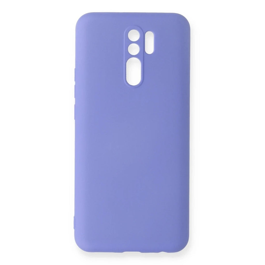 Mey İthalat® Redmi 9 Kılıf Nano içi Kadife Silikon - Lila
