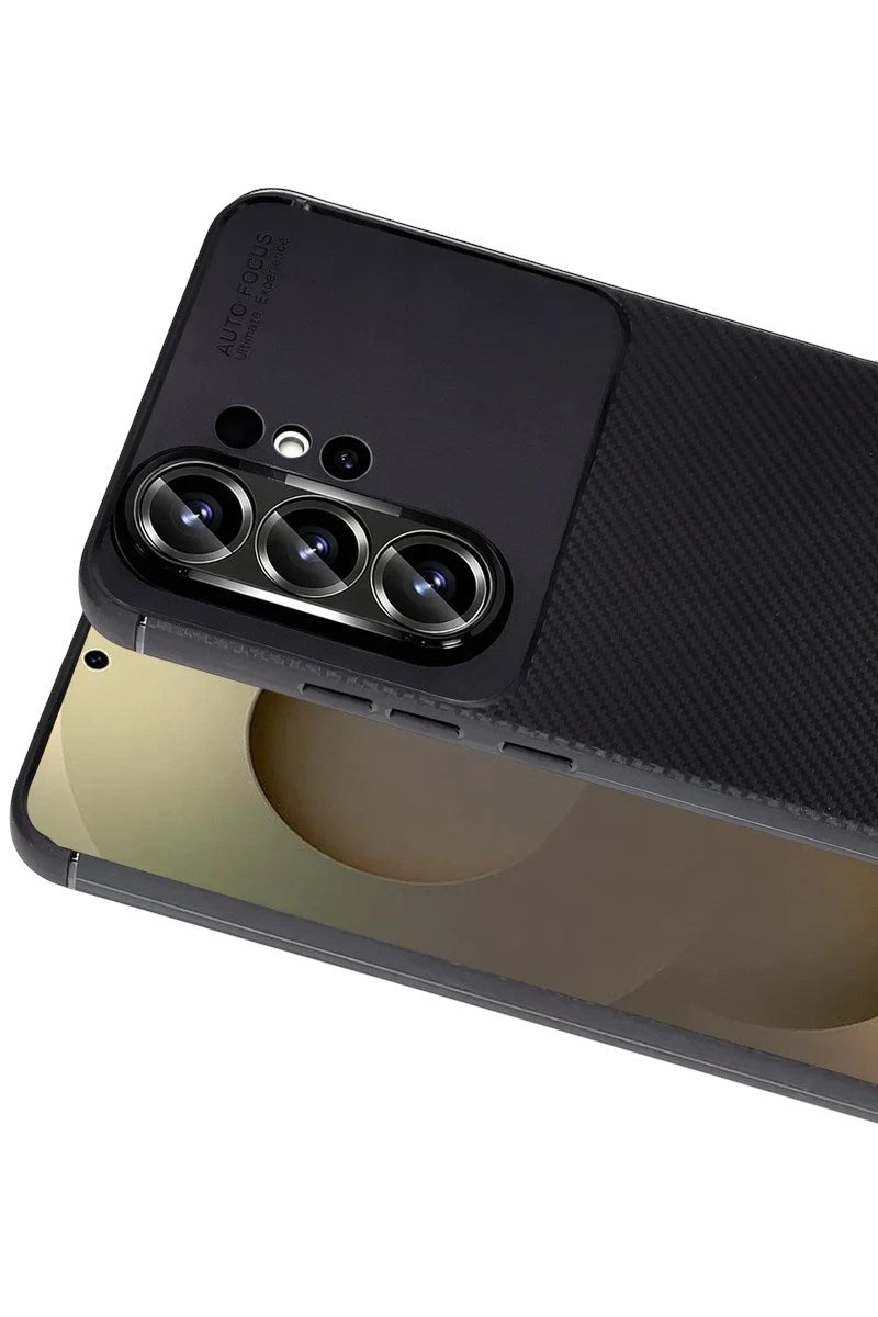 Mey İthalat® Samsung Galaxy S26 Ultra Auto Focus Karbon Kapak - Siyah