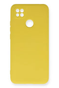 Mey İthalat® Redmi 9C Kılıf Nano içi Kadife Silikon - Sarı