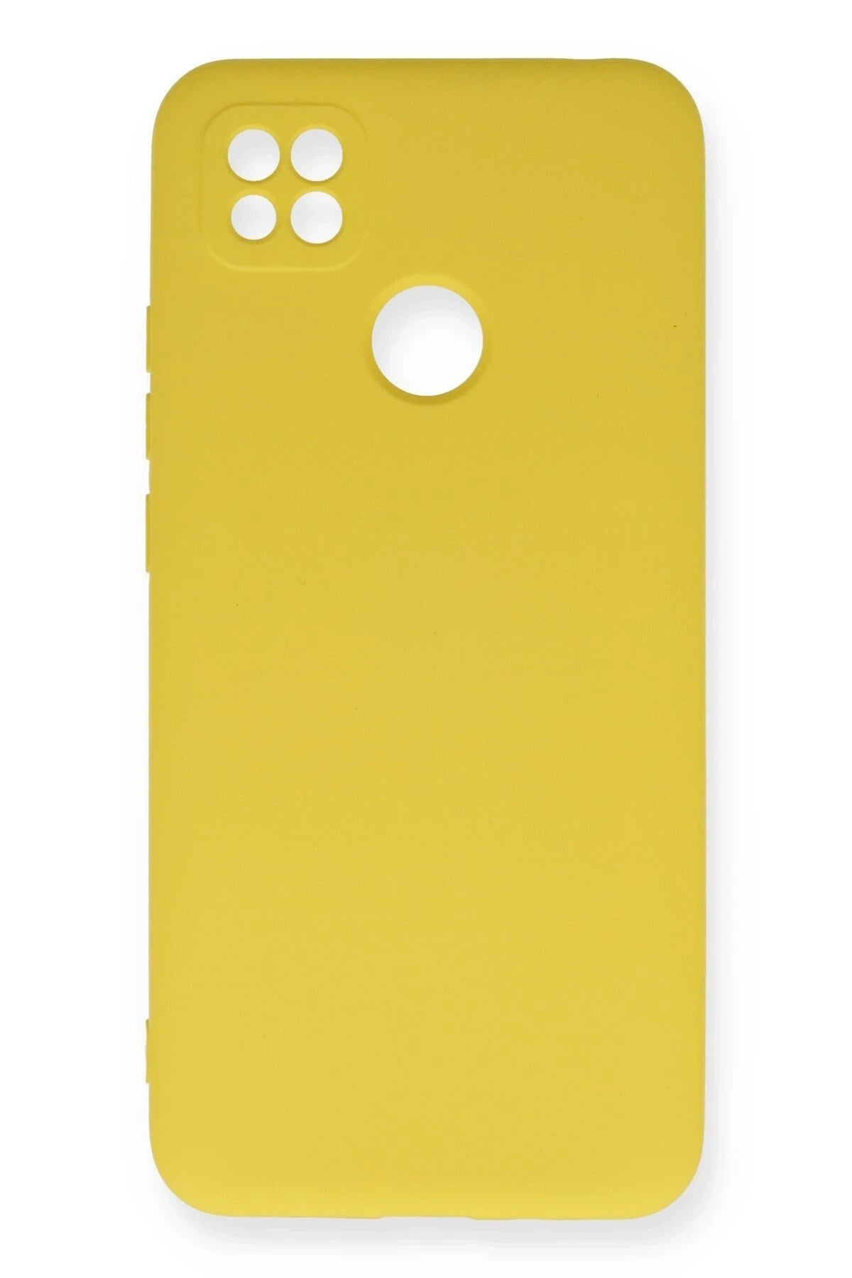 Mey İthalat® Redmi 9C Kılıf Nano içi Kadife Silikon - Sarı