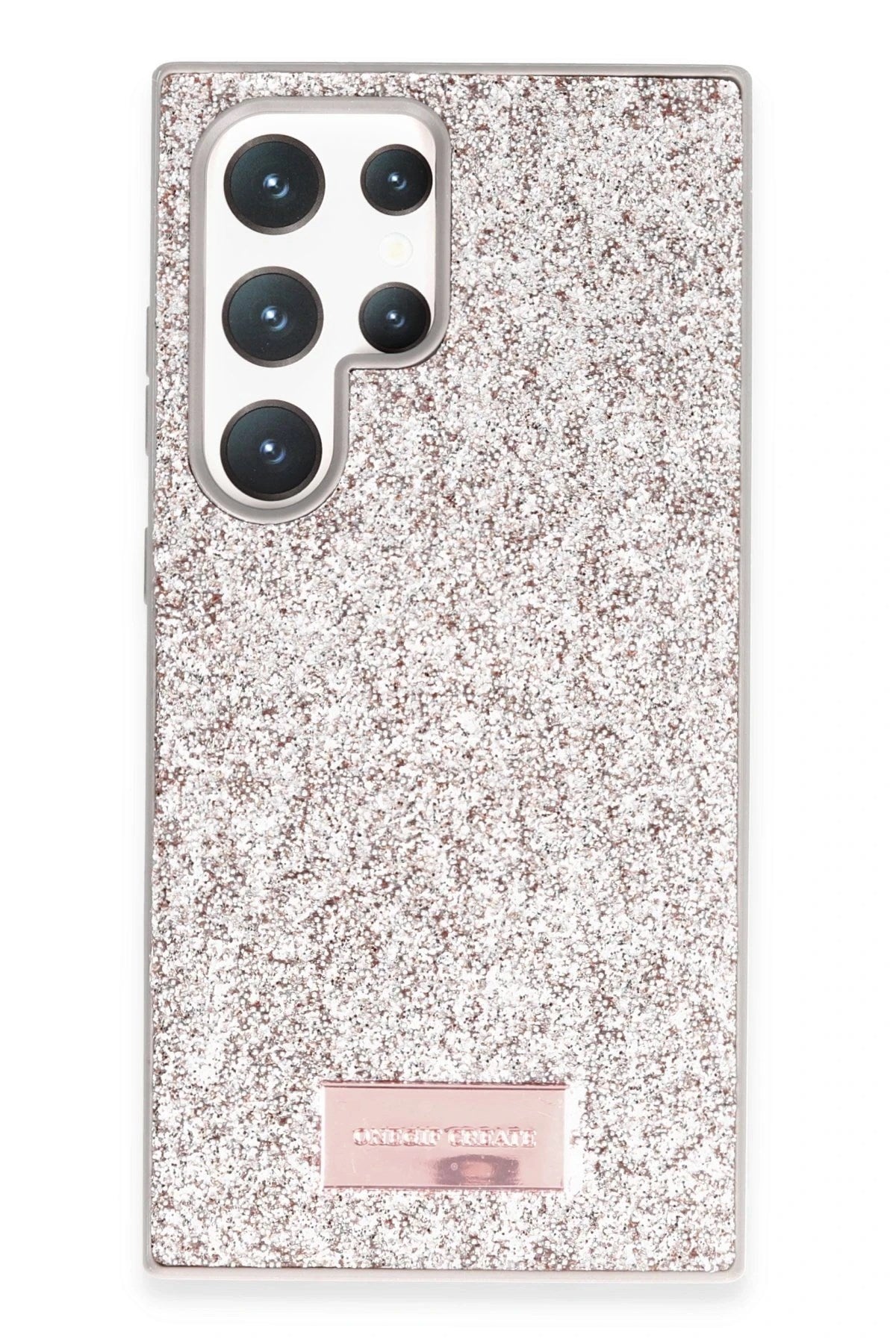 Mey İthalat® Samsung Galaxy S23 Ultra Bright Simli Kapak - Gold