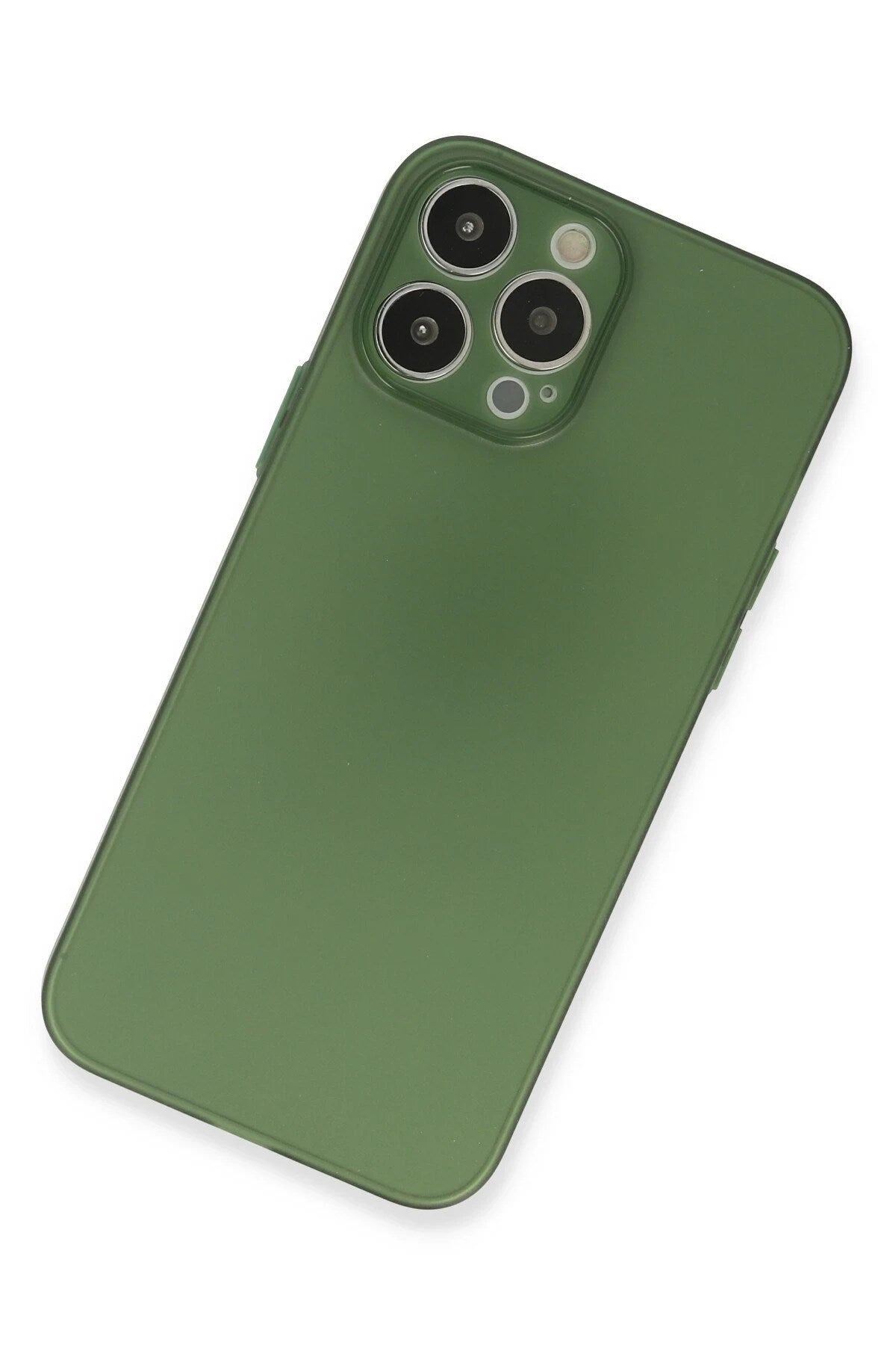 Mey İthalat® iPhone 13 Pro Kılıf Puma Silikon - Yeşil