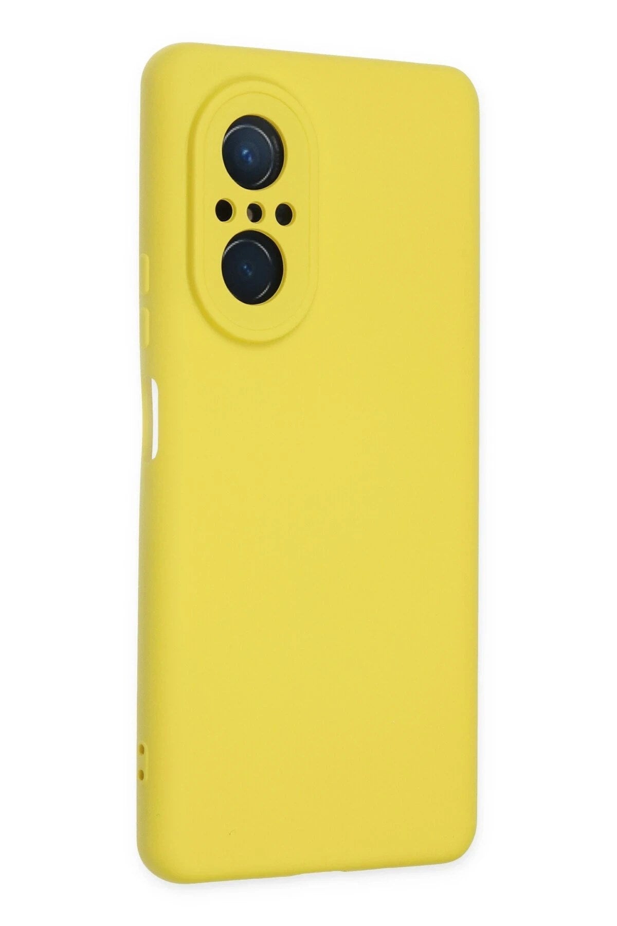 Mey İthalat® Huawei Nova 9 SE Kılıf Nano içi Kadife Silikon - Sarı