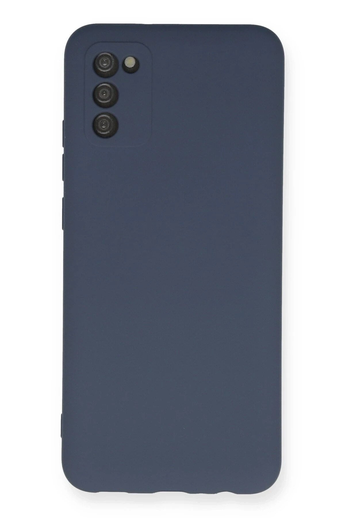 Mey İthalat® Samsung Galaxy A03S Kılıf Nano içi Kadife Silikon - Gri