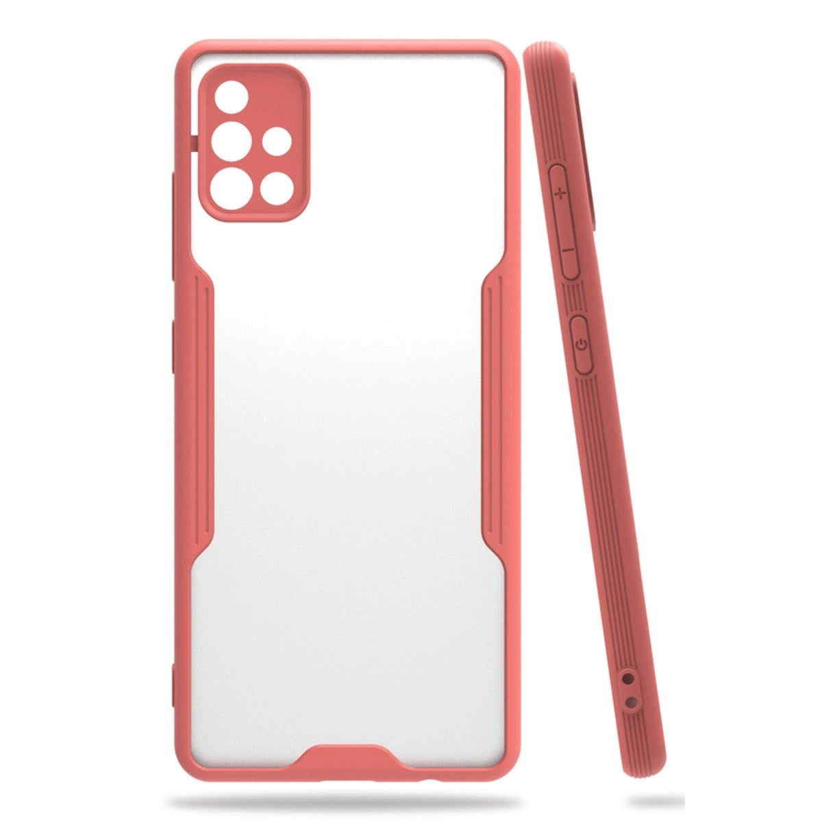 Mey İthalat® Samsung Galaxy A71 Kılıf Platin Silikon - Pembe