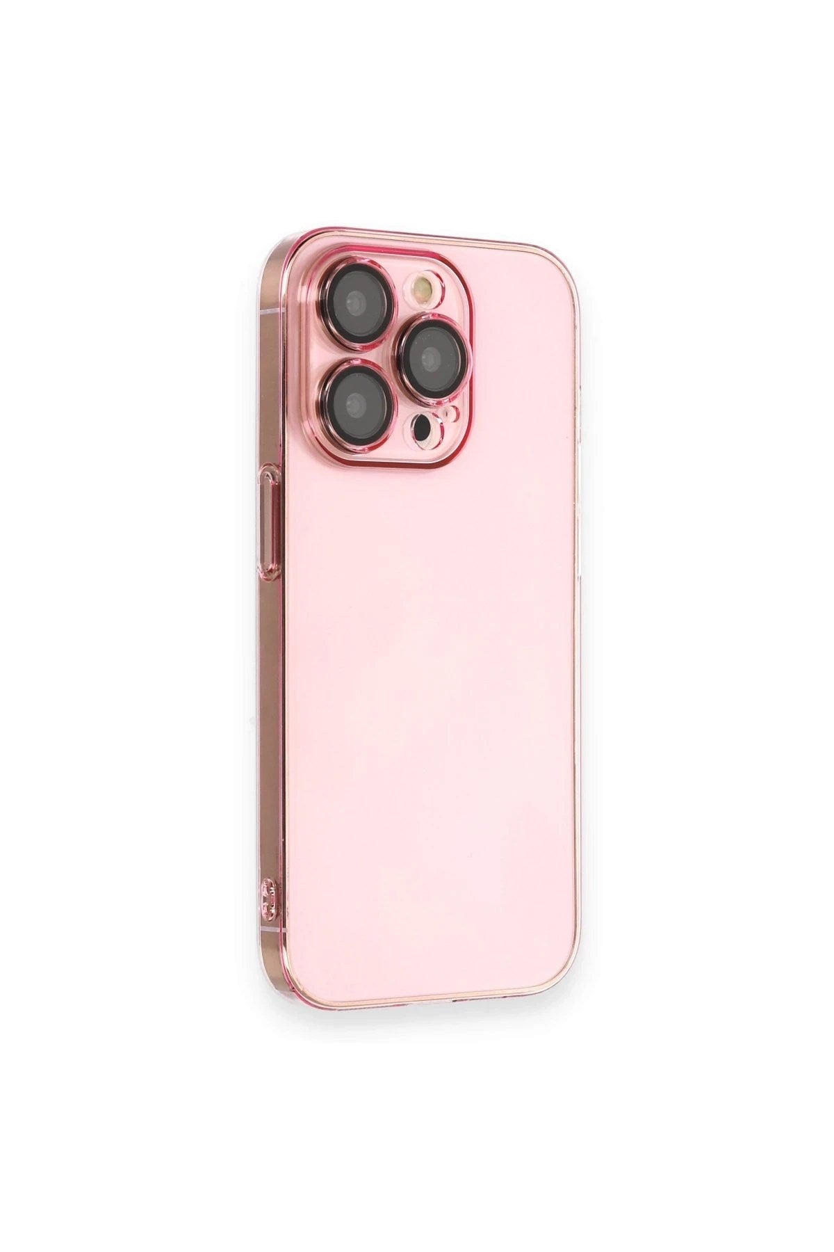 Mey İthalat® iPhone 13 Pro Kılıf Armada Lensli Kapak - Rose Gold