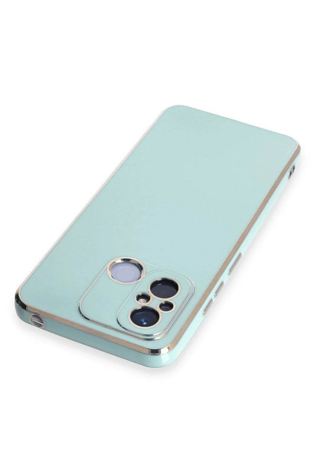 Mey İthalat® Redmi 12C Kılıf Volet Silikon - Açık Yeşil
