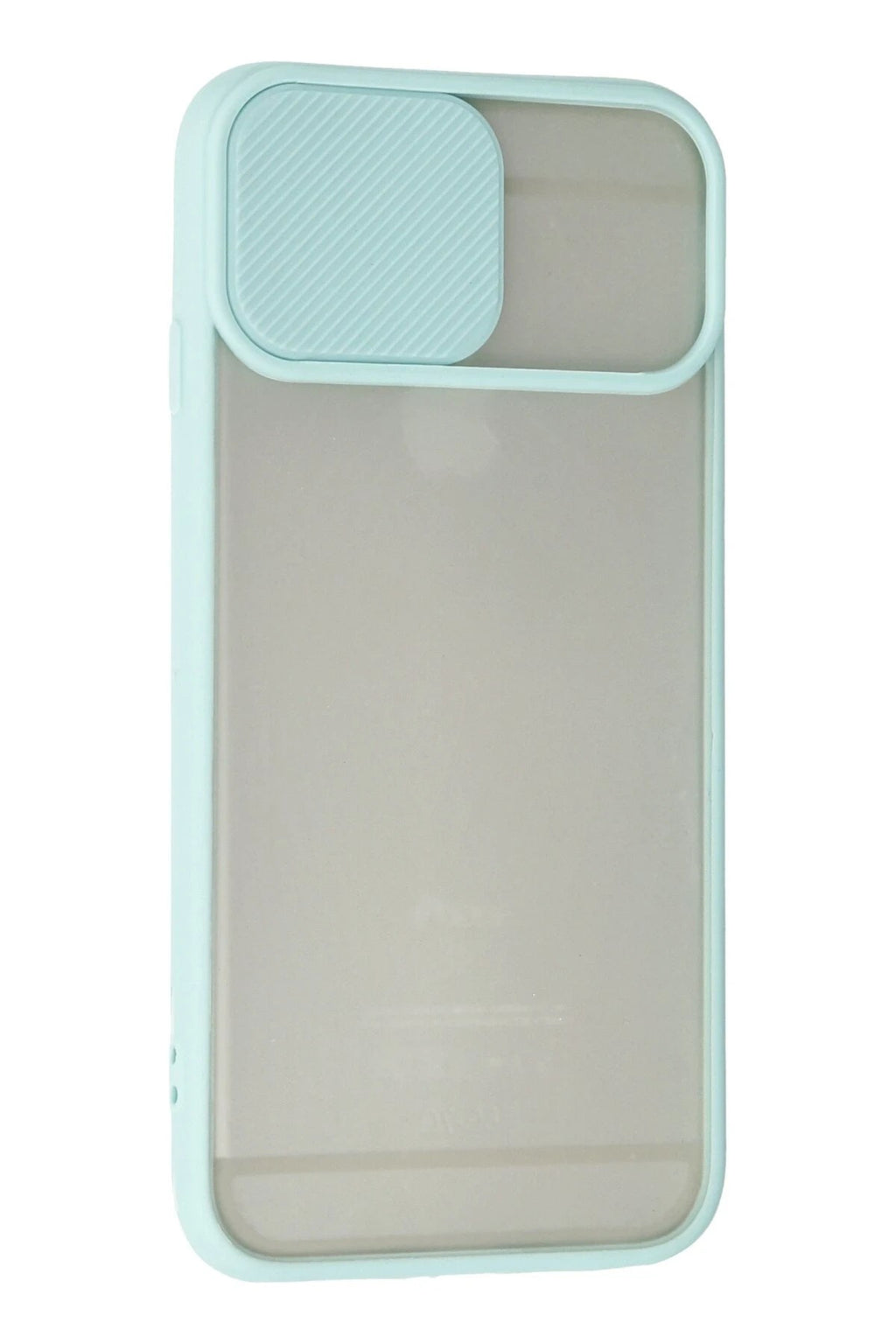 Mey İthalat® iPhone 6 Kılıf Palm Buzlu Kamera Sürgülü Silikon - Turkuaz