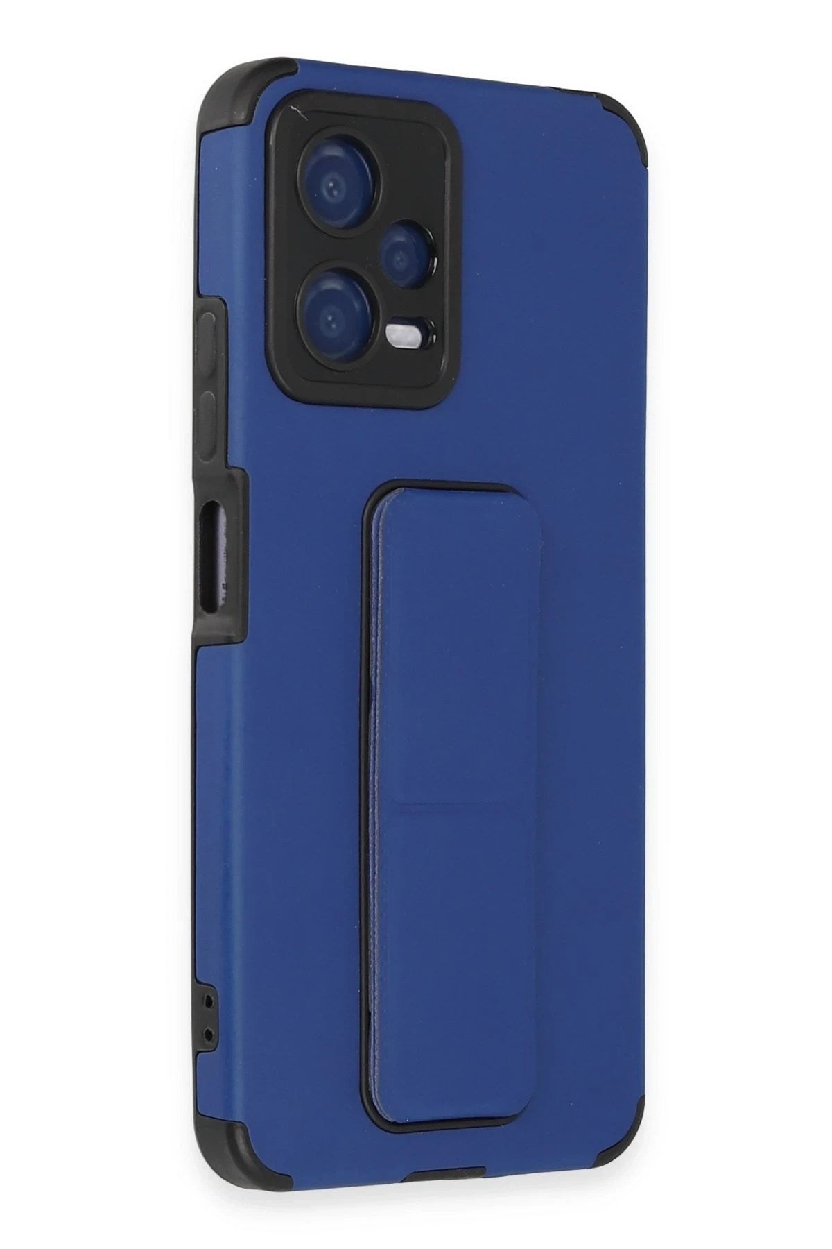 Mey İthalat® Poco X5 5G Kılıf Mega Standlı Silikon - Mavi