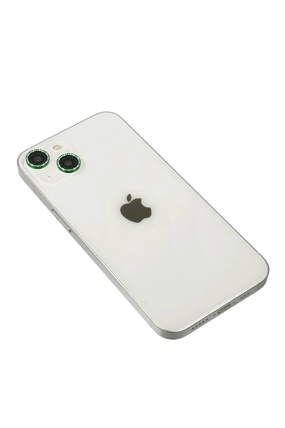 Mey İthalat® iPhone 14 Diamond Kamera Lens - Yeşil