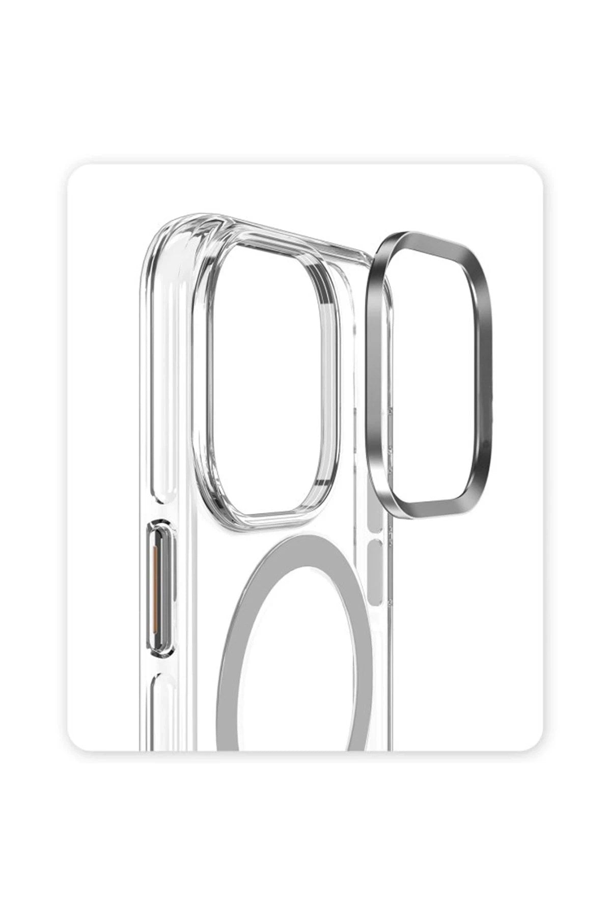 Mey İthalat® iPhone 16 Crystal Magsafe Kapak - Şeffaf