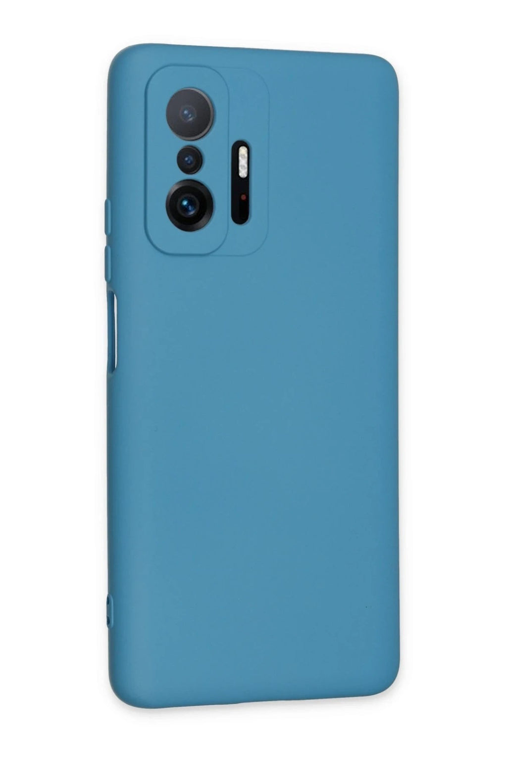 Mey İthalat® Mi 11T Pro Kılıf Nano içi Kadife Silikon - Mavi
