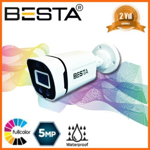 4 Iç 4 Dış 8 Kameralı Gece Renkli Sesli 5 Mp 320GB HDD Dahil Ahd Güvenlik Kamera Seti
