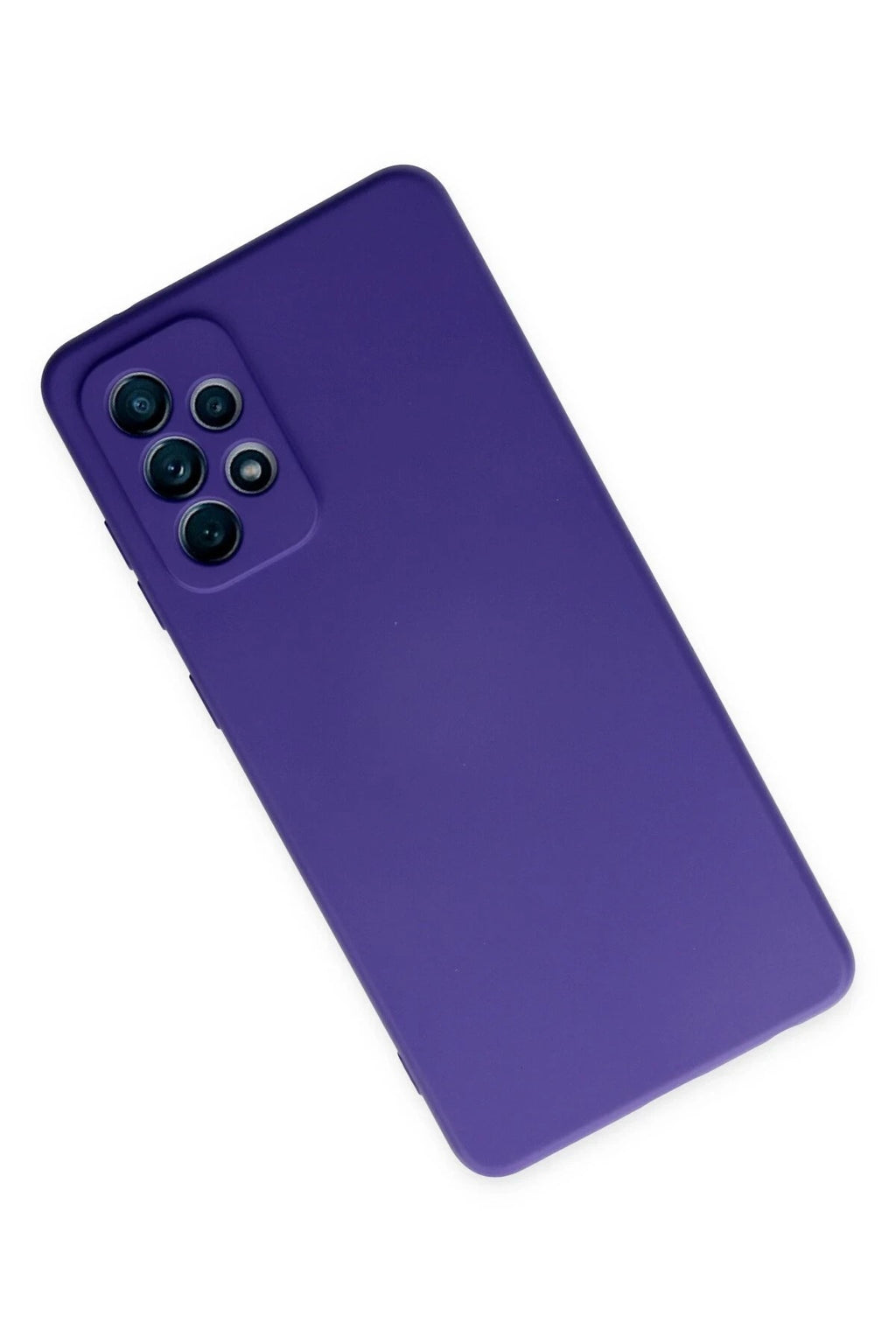 Mey İthalat® Samsung Galaxy A72 Kılıf Nano içi Kadife Silikon - Mor