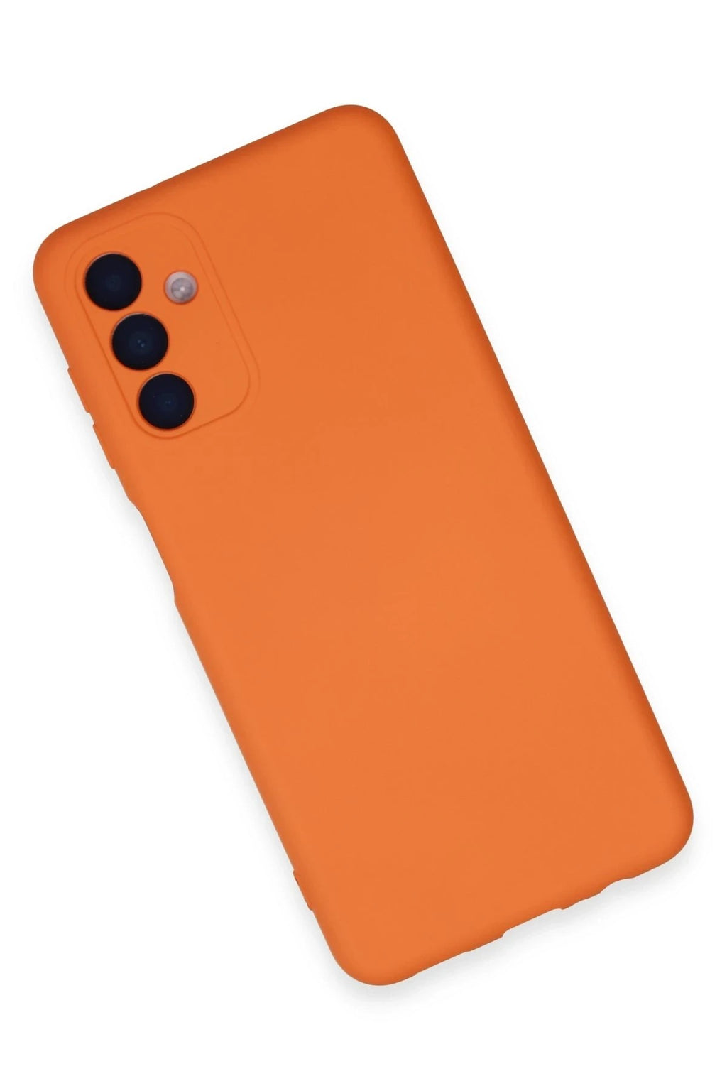 Mey İthalat® Samsung Galaxy A24 4G Kılıf Nano içi Kadife Silikon - Turuncu