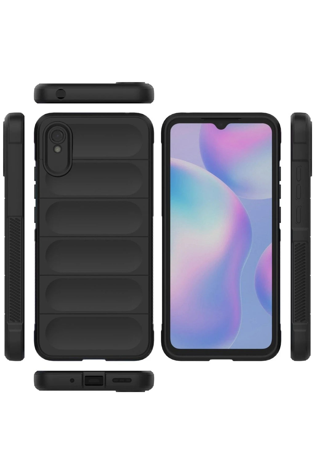 Mey İthalat® Redmi 9A Kılıf Optimum Silikon - Siyah