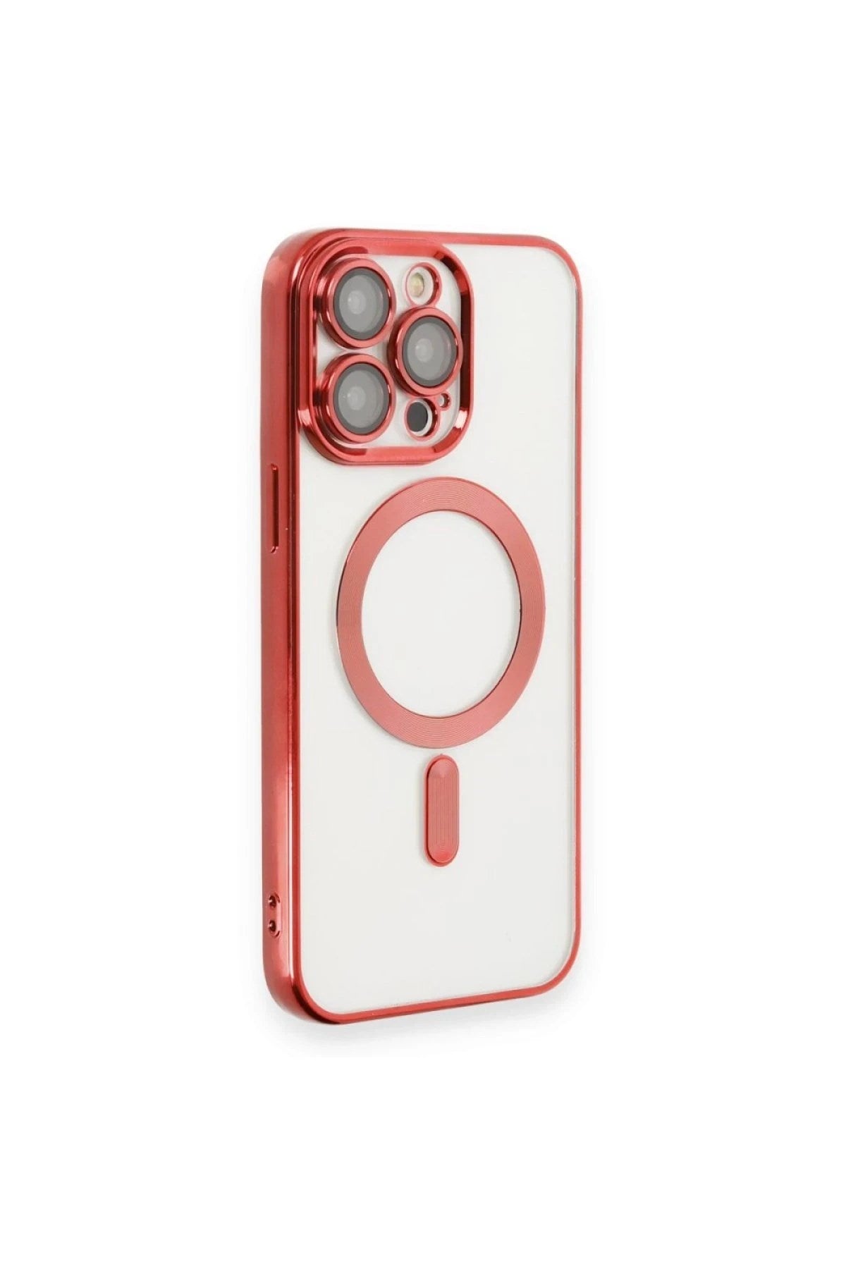 Mey İthalat® iPhone 14 Pro Max Kılıf Kross Magneticsafe Kapak - Kırmızı
