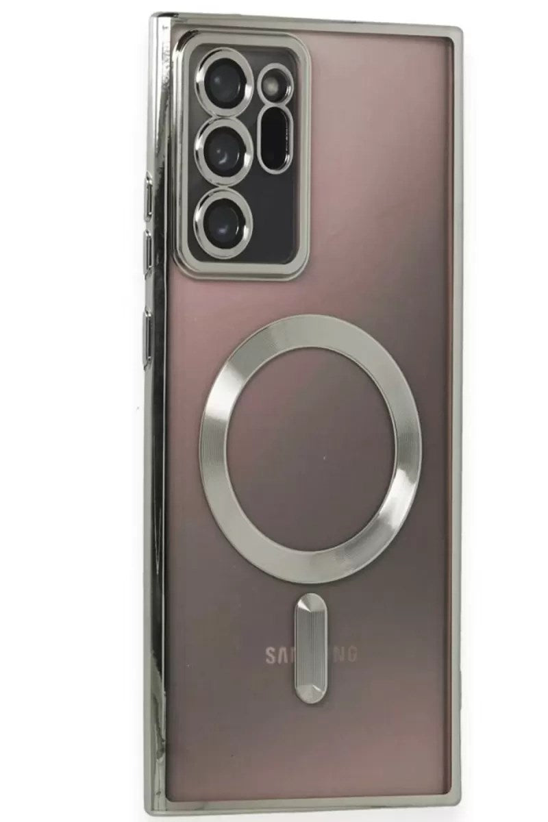 Mey İthalat® Samsung Galaxy Note 20 Ultra Kılıf Kross Magneticsafe Kapak - Titan Gri