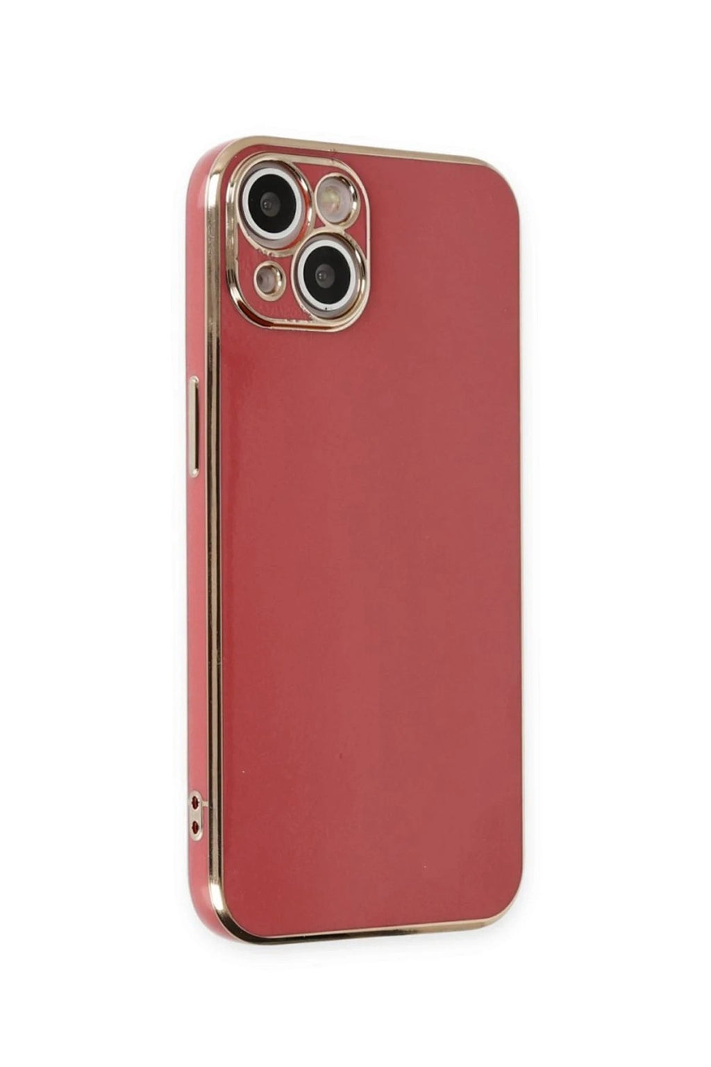 Mey İthalat® iPhone 15 Kılıf Volet Silikon - Kırmızı