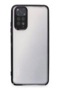 Mey İthalat® Redmi Note 11 Kılıf Lensli Silikon - Siyah