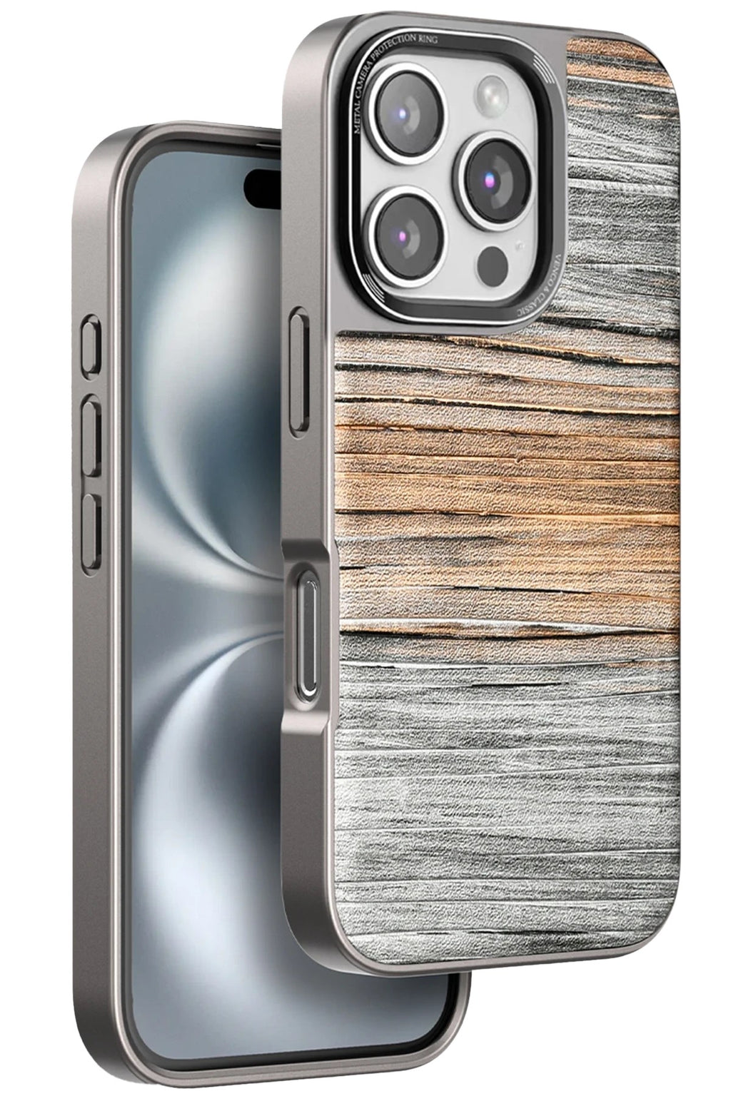 Mey İthalat® iPhone 16 Pro Wave Kapak - Sarı