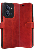 Mey İthalat® Redmi 15C 4G Trend S Plus Kapaklı Kılıf - Kırmızı