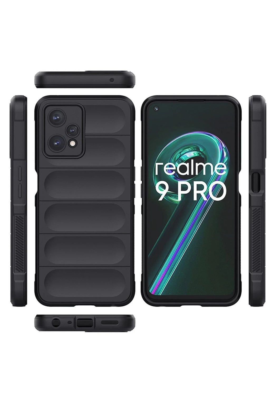 Mey İthalat® Realme 9 Pro 5G Kılıf Optimum Silikon - Krem