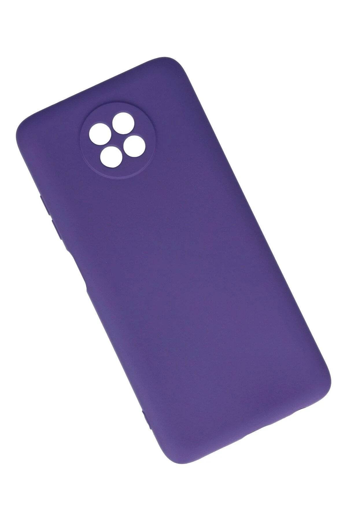 Mey İthalat® Redmi Note 9 5G Kılıf Nano içi Kadife Silikon - Mor