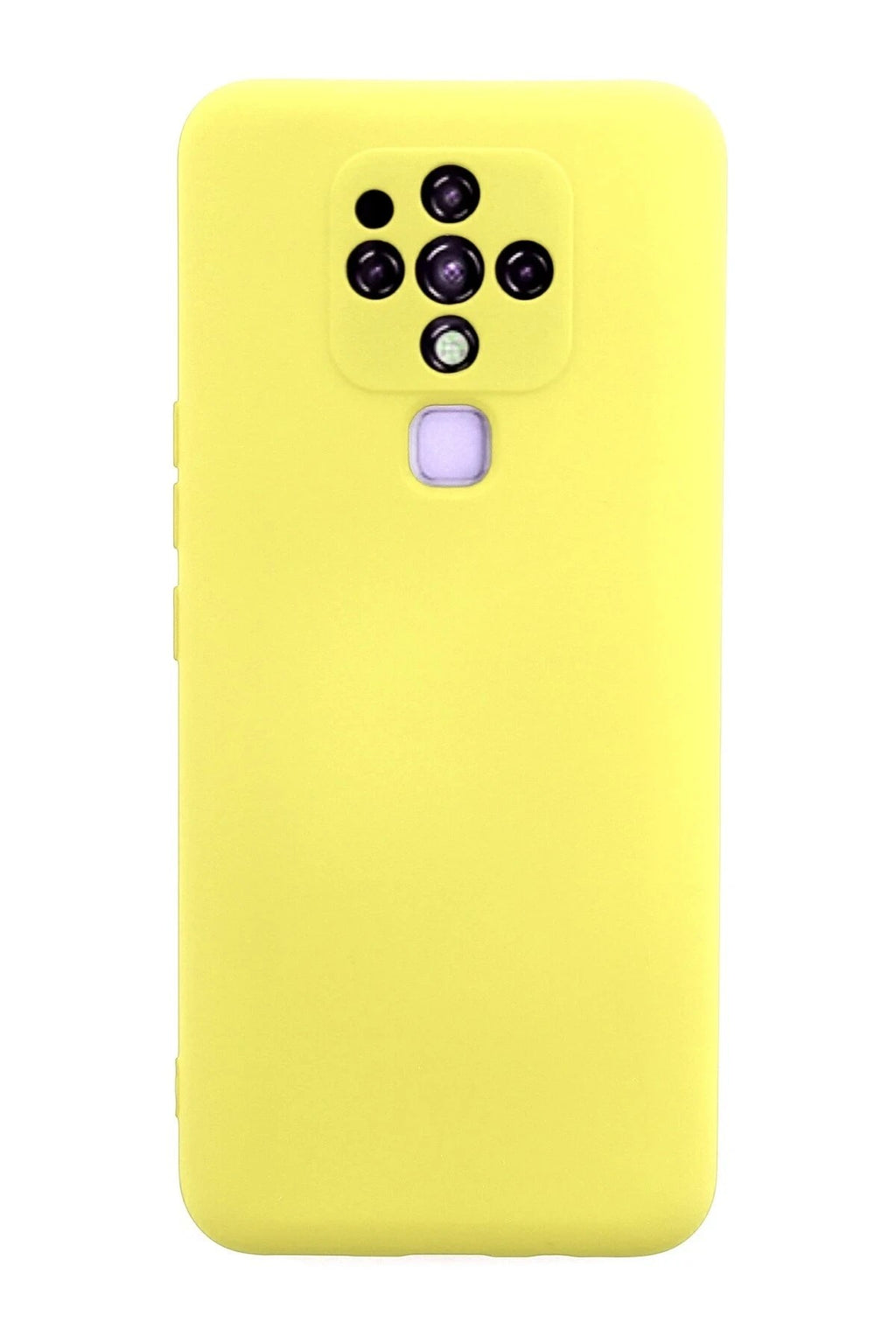 Mey İthalat® Tecno Camon 16 Kılıf Nano içi Kadife Silikon - Sarı