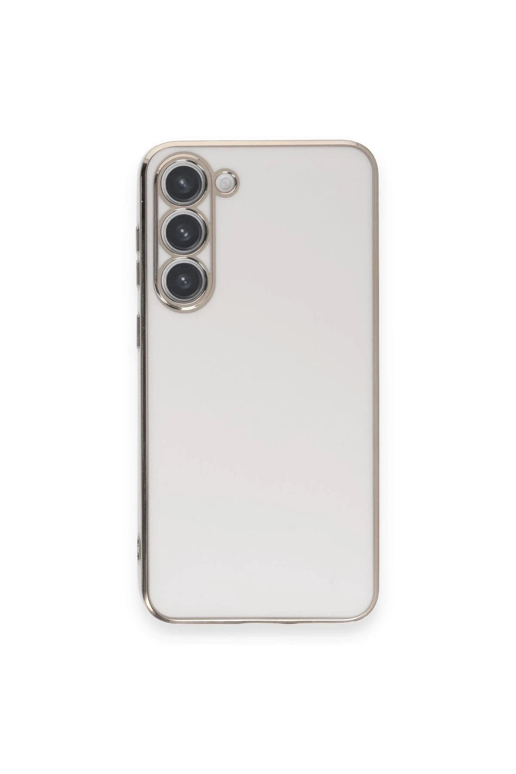 Mey İthalat® Samsung Galaxy S23 Plus Kılıf Volet Silikon - Beyaz