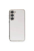 Mey İthalat® Samsung Galaxy S23 Plus Kılıf Volet Silikon - Beyaz