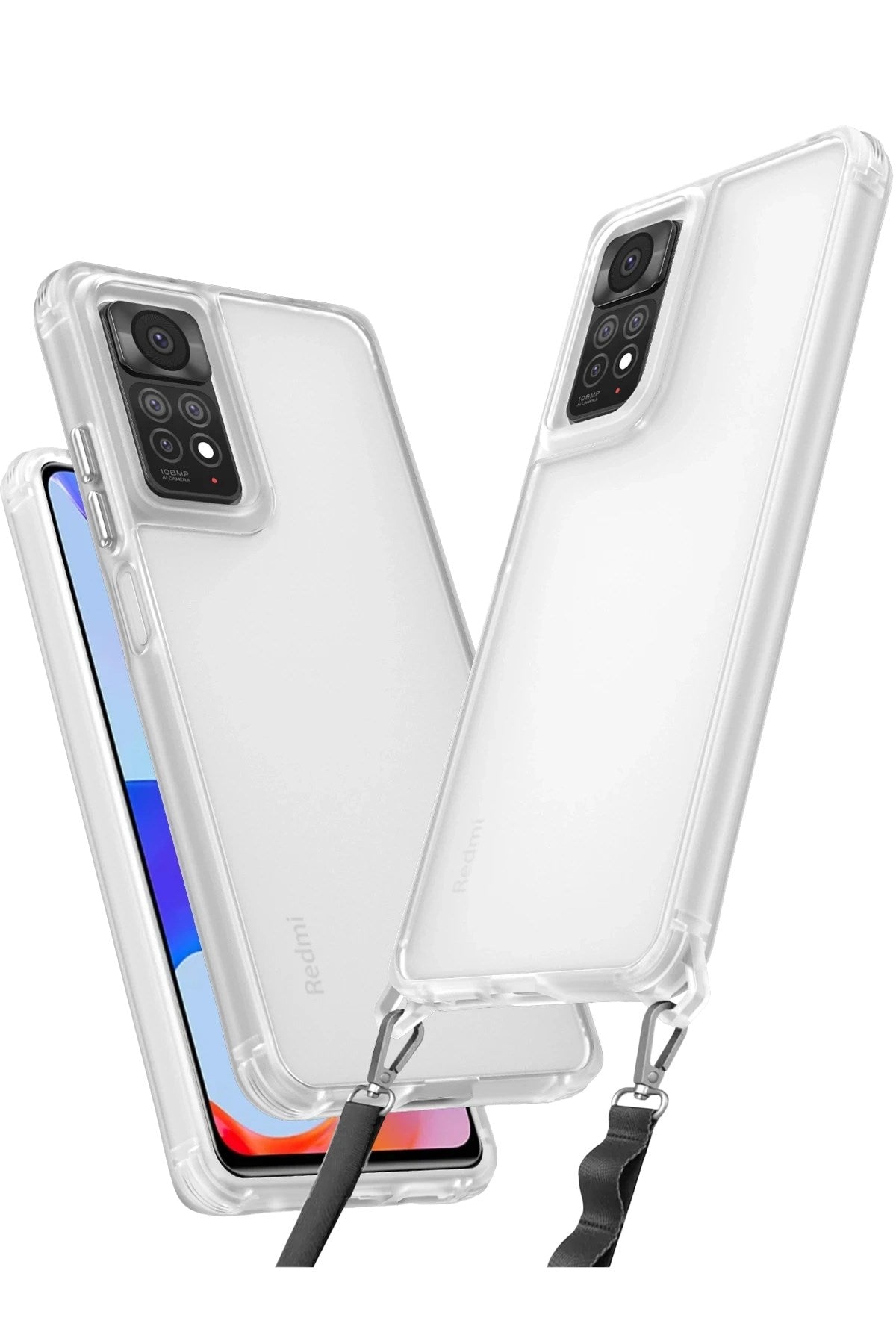 Mey İthalat® Redmi Note 11 Pro Kılıf Penta Silikon Kılıf - Şeffaf
