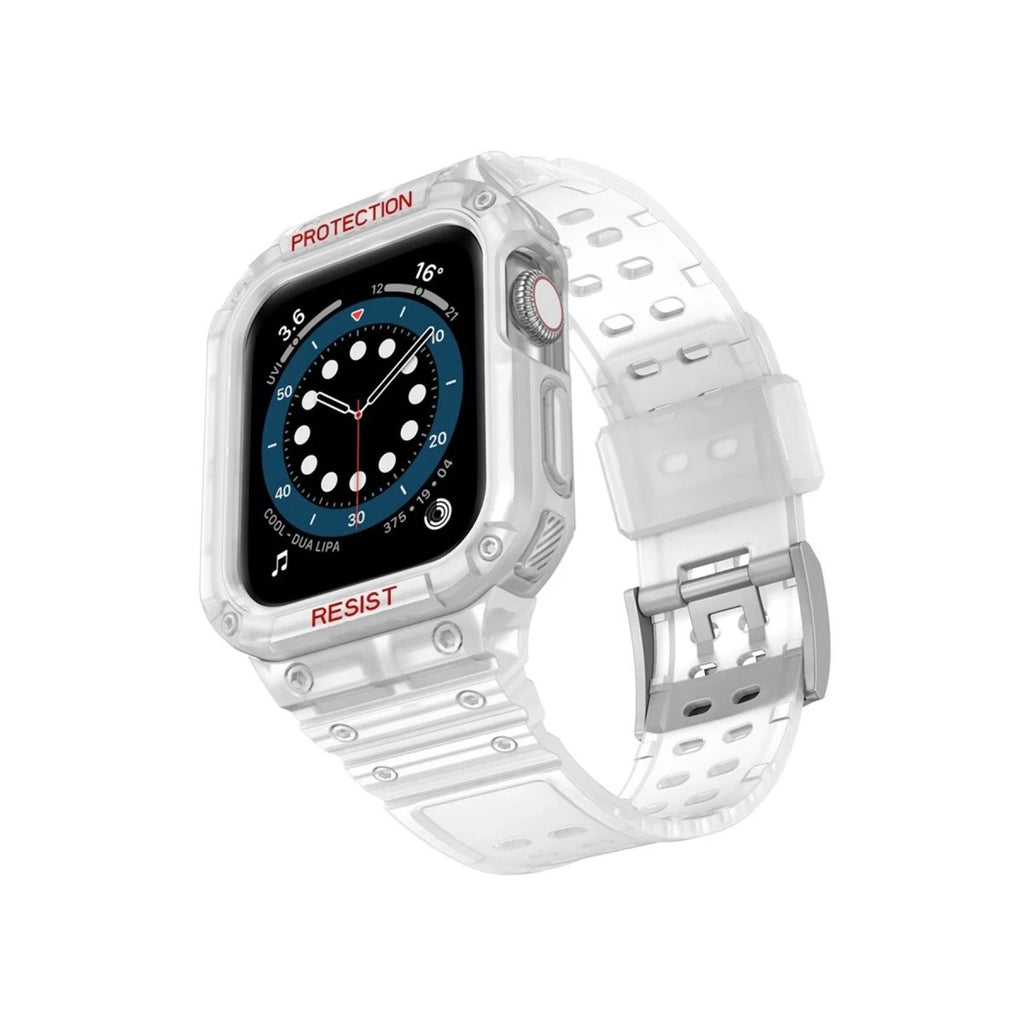 Mey İthalat® Watch 42mm KR401 Silikon Kordon - Şeffaf