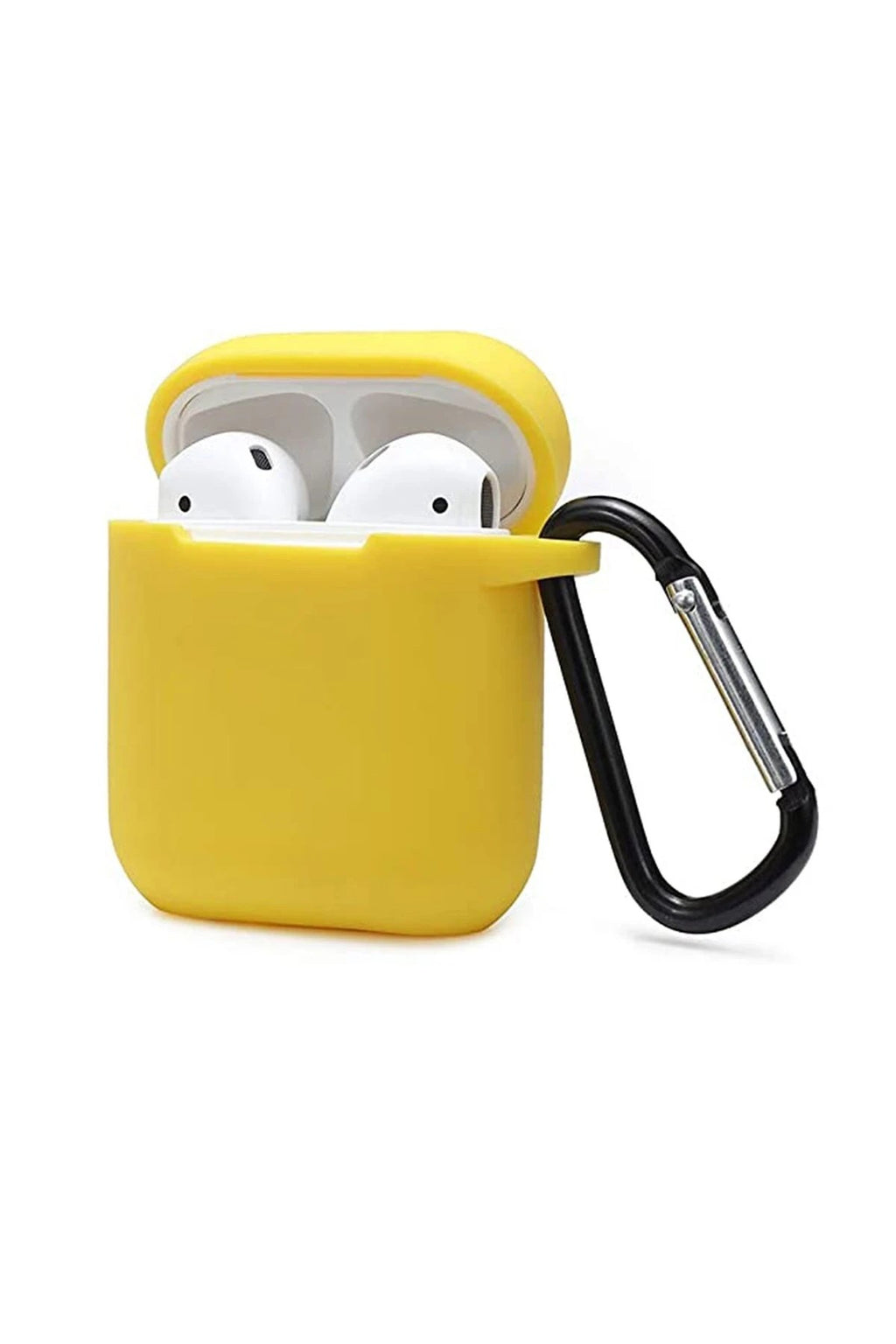 Mey İthalat® Airpods 2 (2.nesil) Sert Silikon Kılıf - Sarı