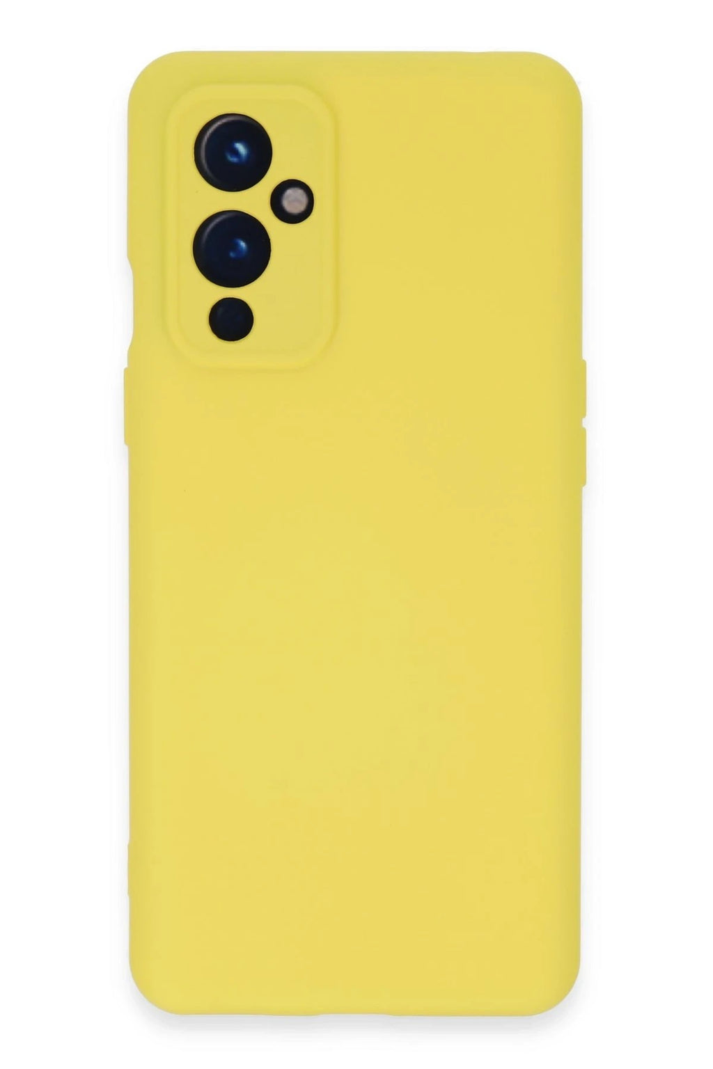 Mey İthalat® One Plus 9 Kılıf Nano içi Kadife Silikon - Sarı