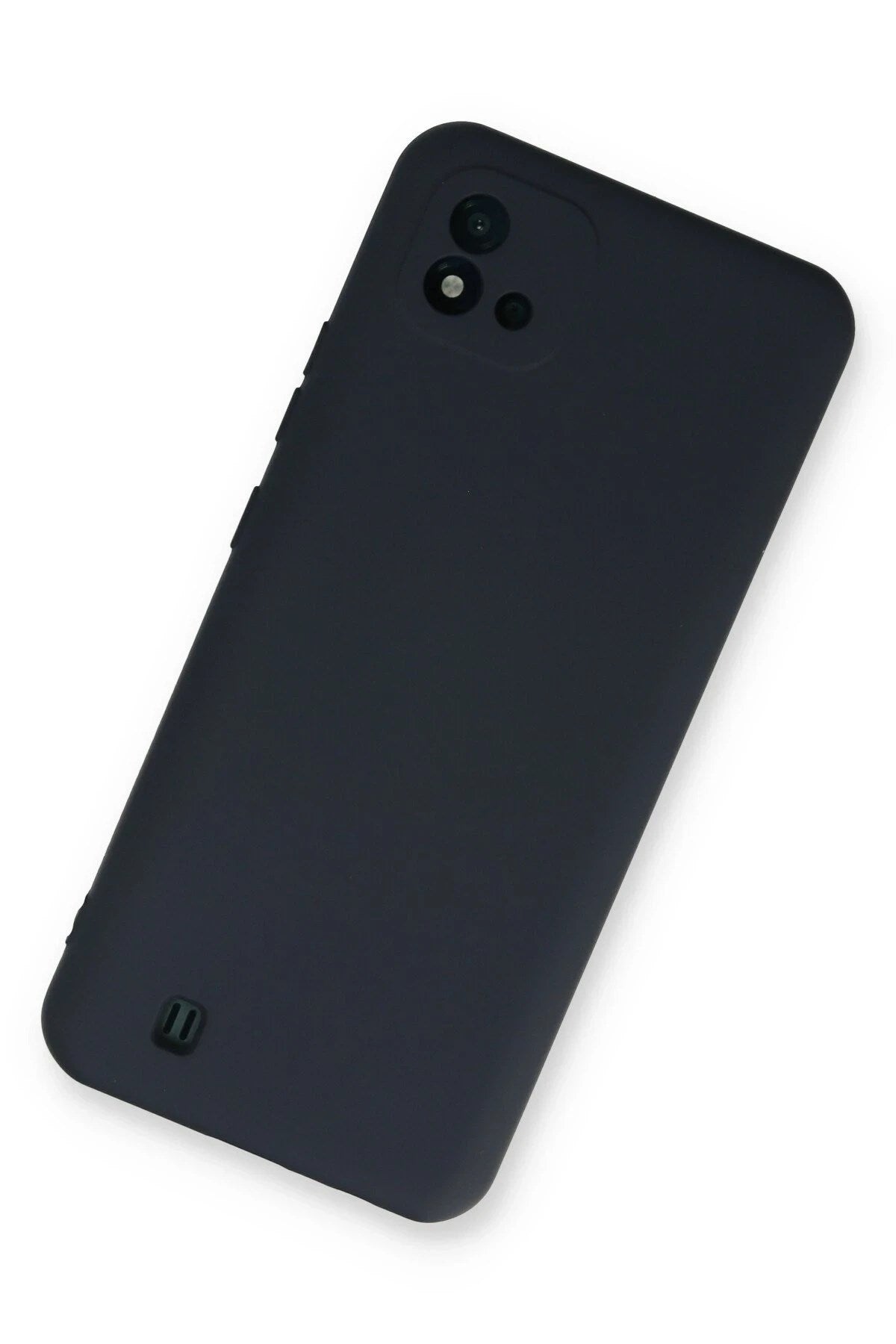 Mey İthalat® Realme C11 2021 Kılıf Nano içi Kadife Silikon - Lacivert