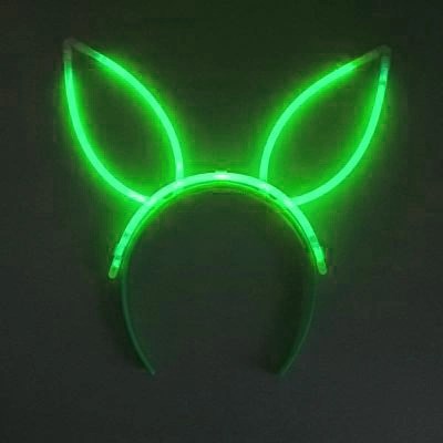 Mey İthalat® Karanlıkta Yanan Fosforlu Glow Taç 6 Renk 6 Adet