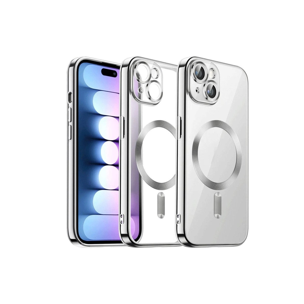 Mey İthalat® iPhone 13 Kılıf Kross Magneticsafe Kapak - Titan Gri