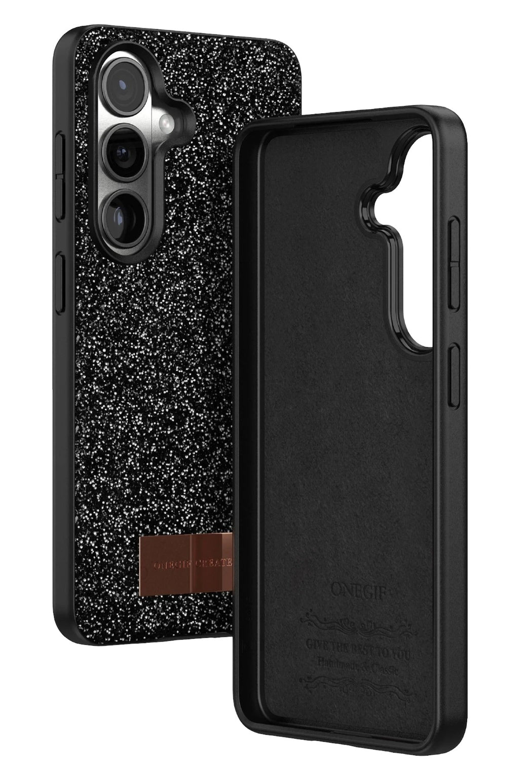 Mey İthalat® Samsung Galaxy S26 Plus Bright Simli Kapak - Siyah