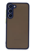 Mey İthalat® Samsung Galaxy S23 Plus Kılıf Montreal Silikon Kapak - Lacivert