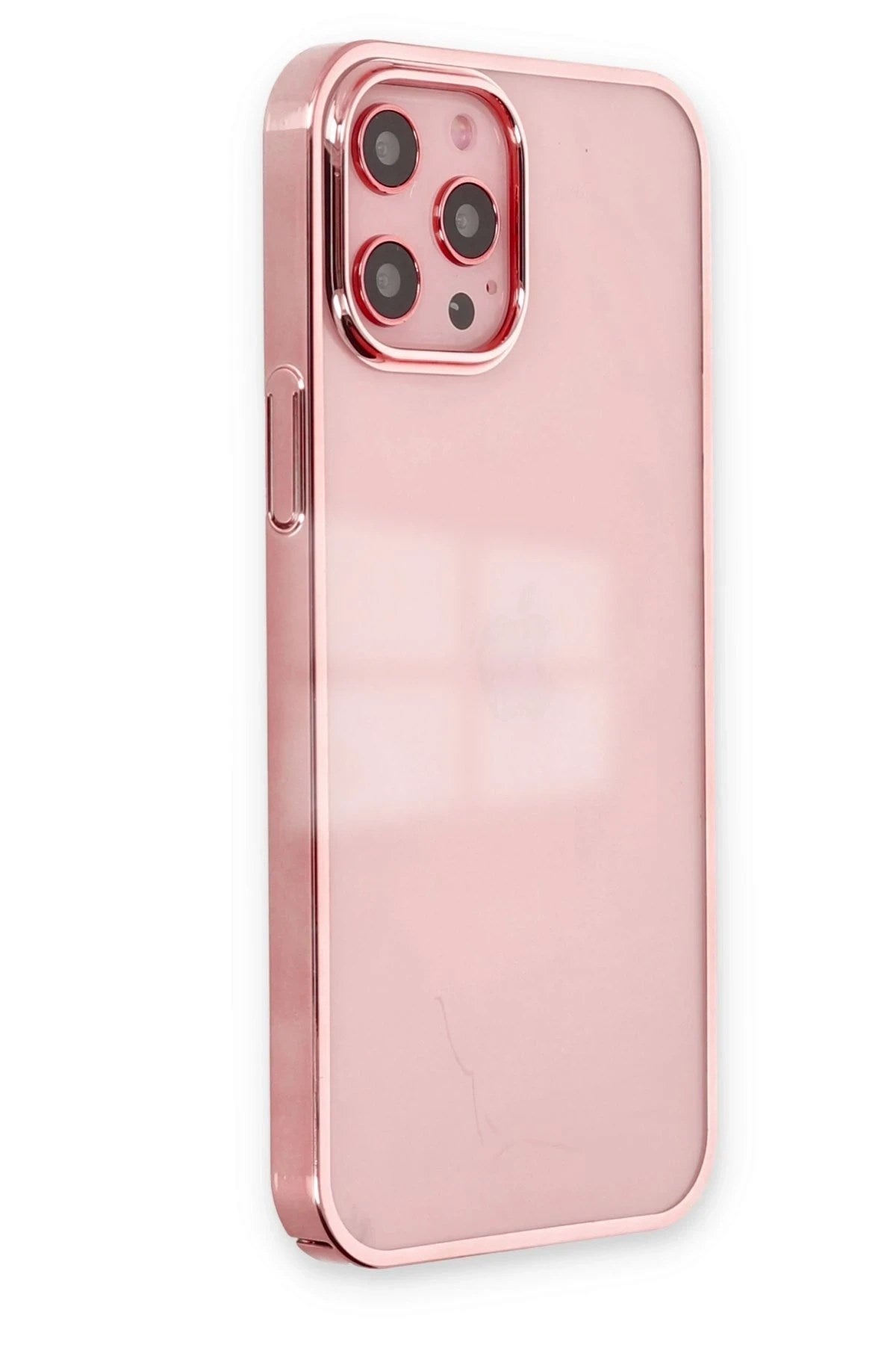 Mey İthalat® iPhone 12 Pro Max Kılıf Element Silikon - Pembe
