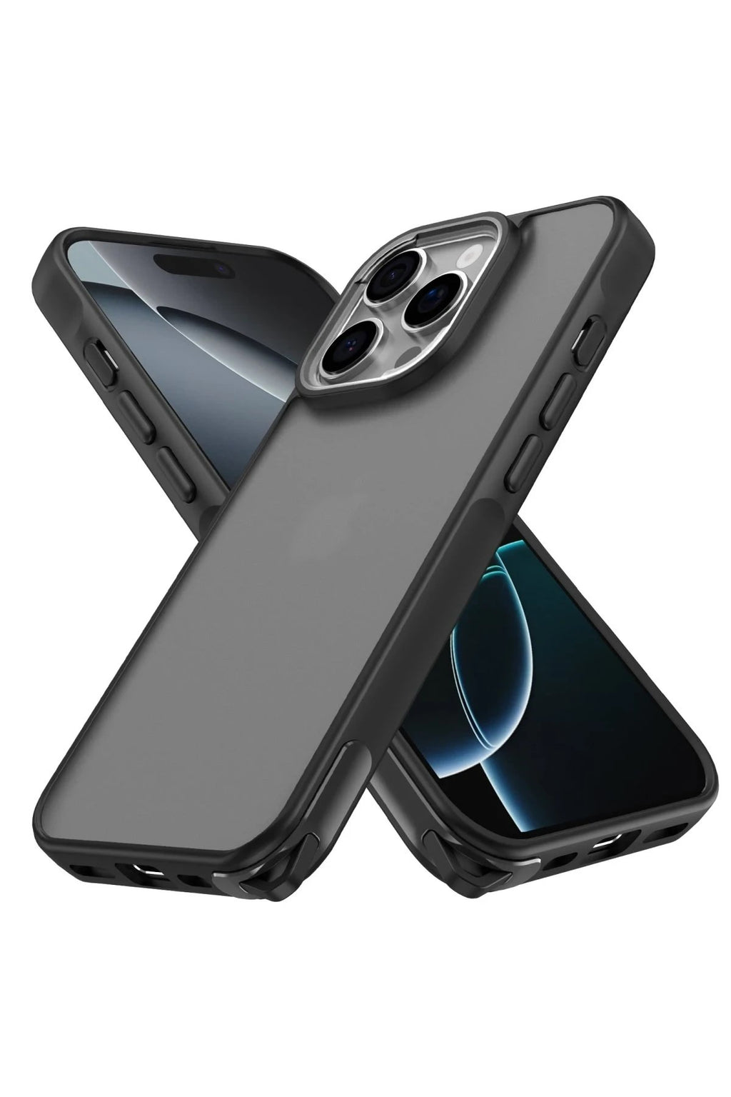 Mey İthalat® iPhone 16 Pro Kılıf Elegant Kapak - Siyah