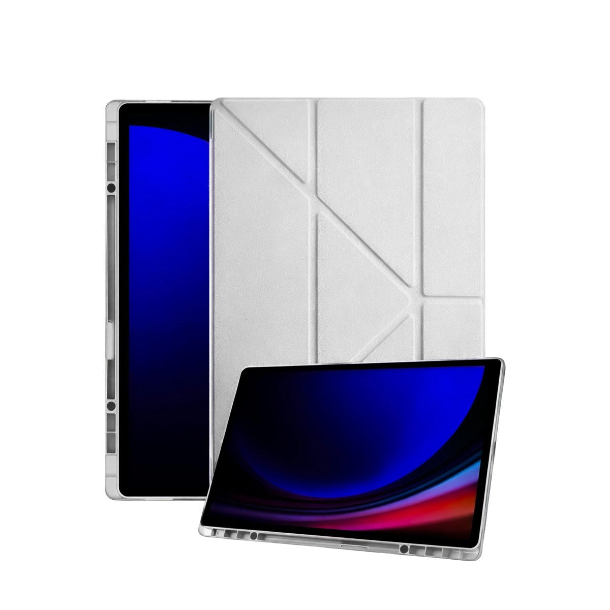 Mey İthalat® Samsung Galaxy X730 Tab S11 Kalemlikli Mars Tablet Kılıfı - Gri