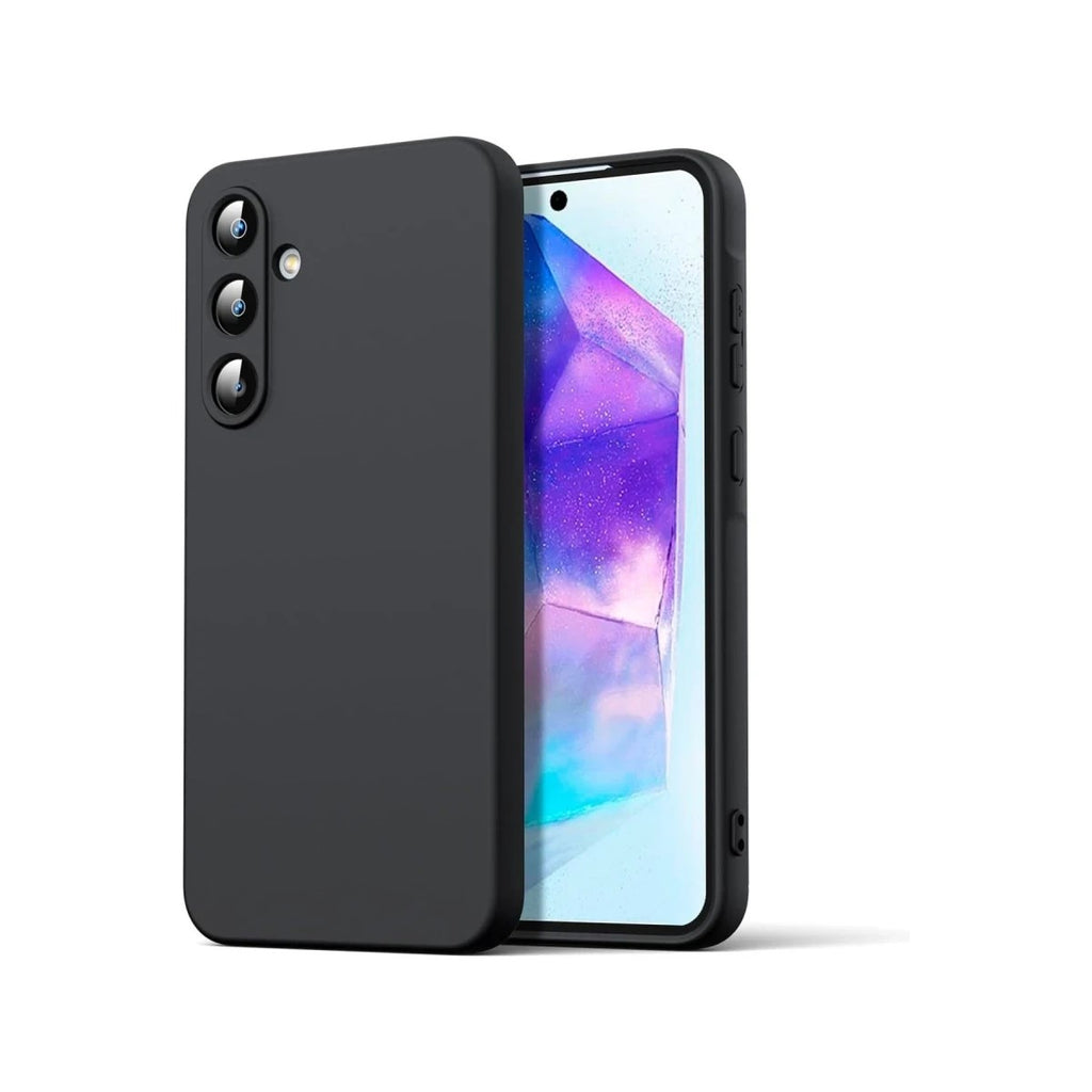 Mey İthalat® Samsung Galaxy A16 5G Kılıf Nano içi Kadife Silikon - Siyah
